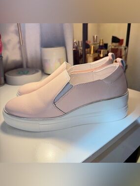 Slip-On Platform Sneakers for Women - Pink